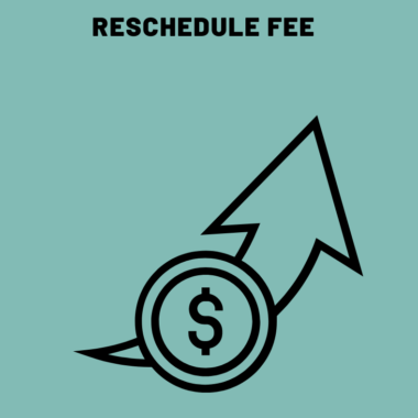 reschedule fee