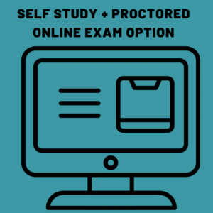 Self Study Option + Online proctored Exam